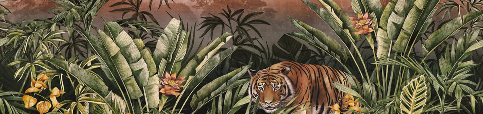 Jungle behang