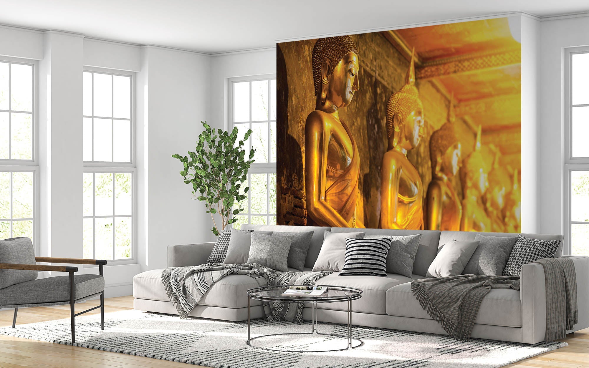 Mediterende boeddha's - LW00092