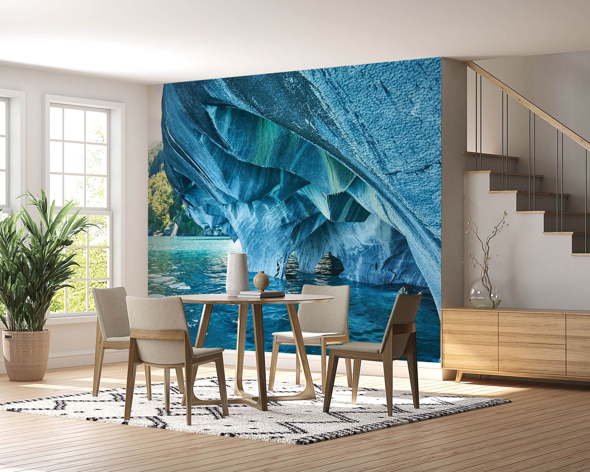 Grotten in blauw tinten - LW00289