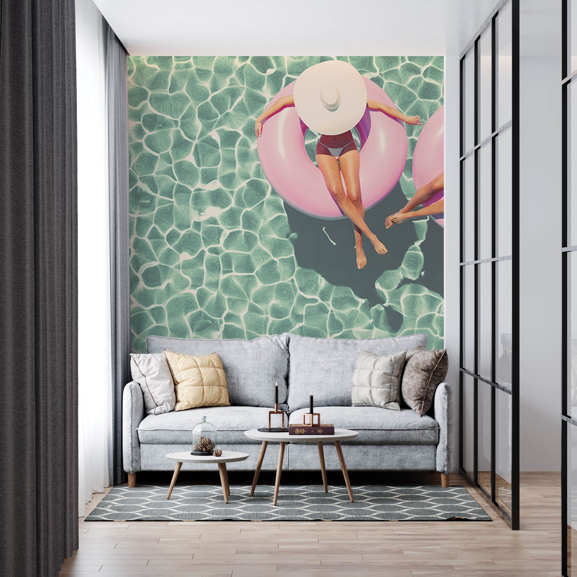 Retro zwembad - LW00442