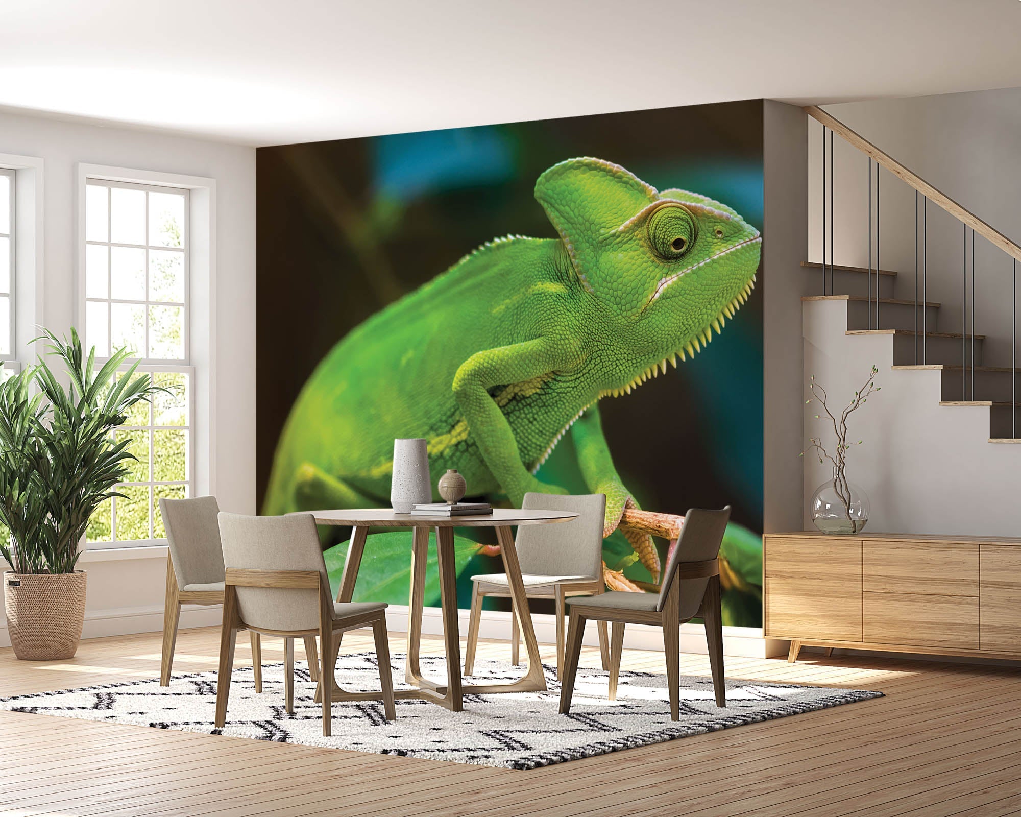 Caméléon sur une branche - LW00157