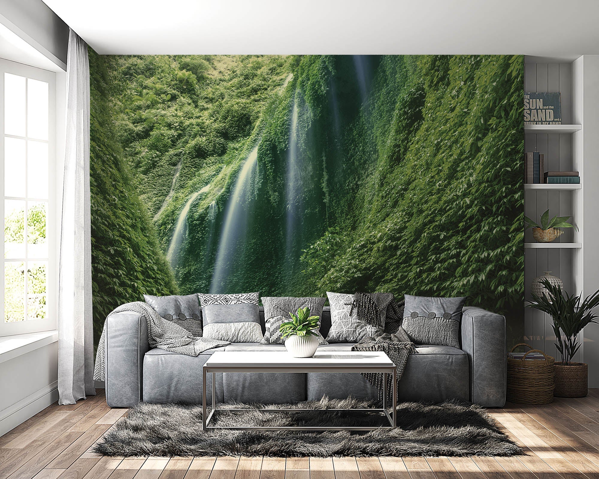 Waterval vanaf een berg - LW00255