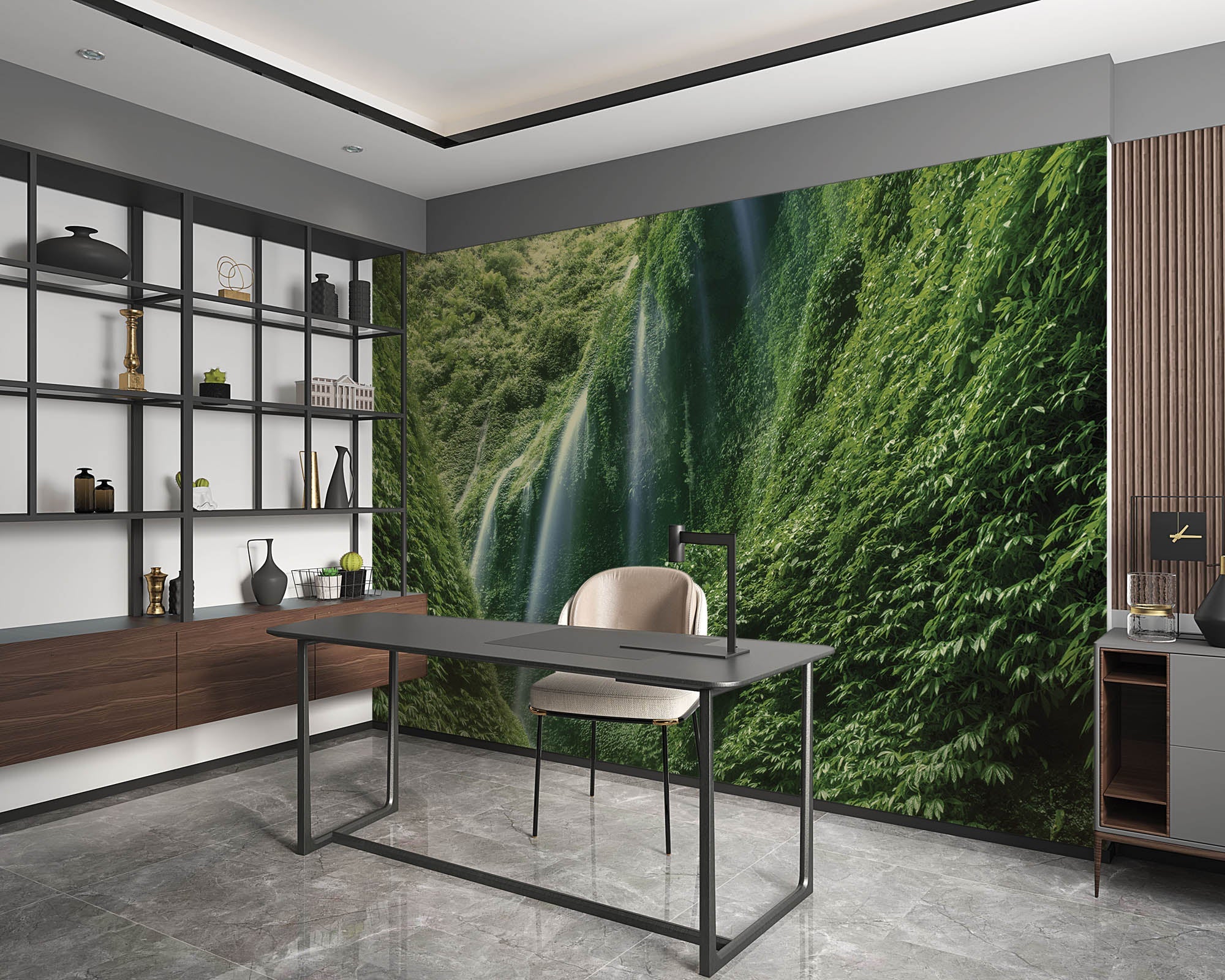 Waterval vanaf een berg - LW00255