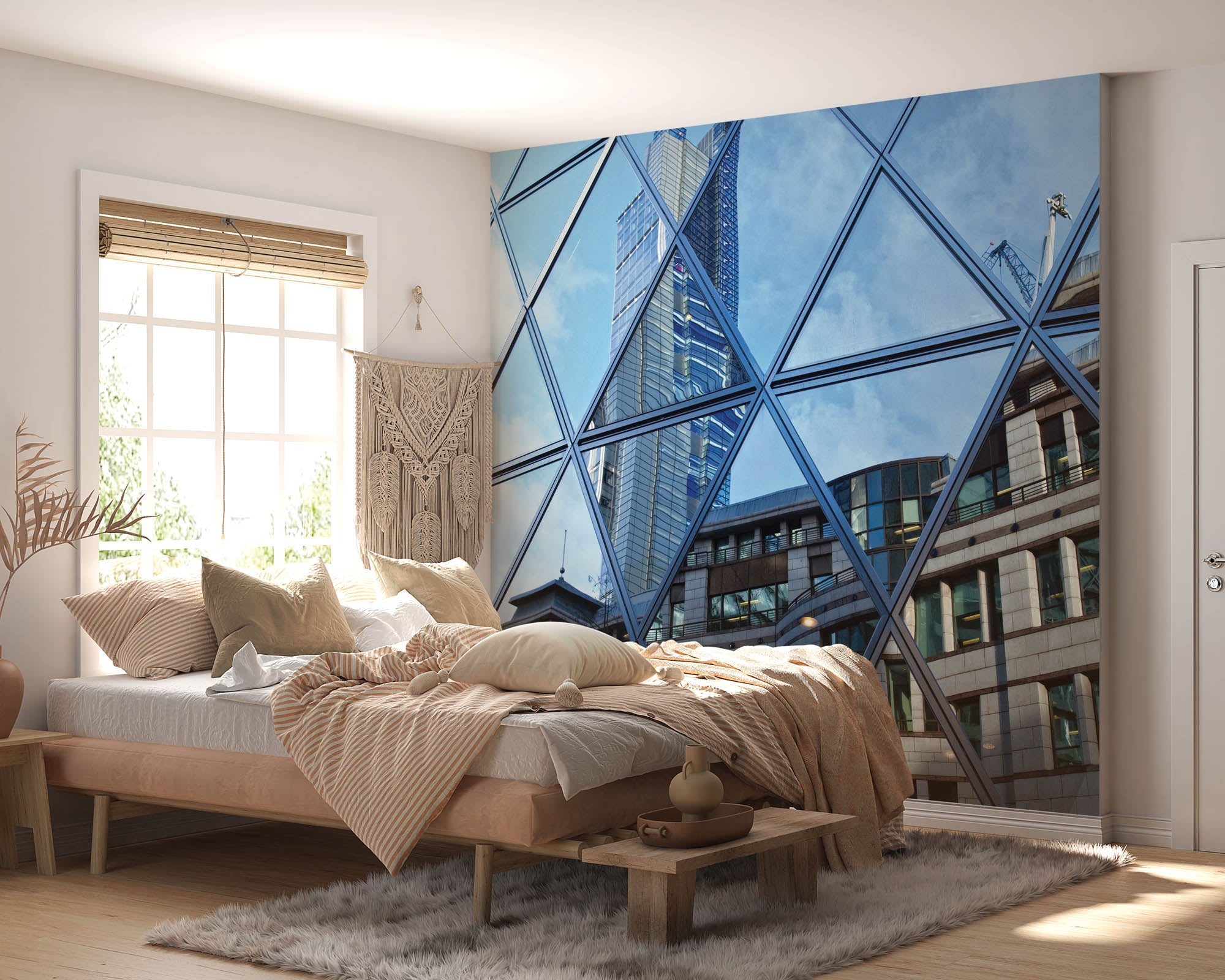 Weerspiegeling in gebouw - LW00017