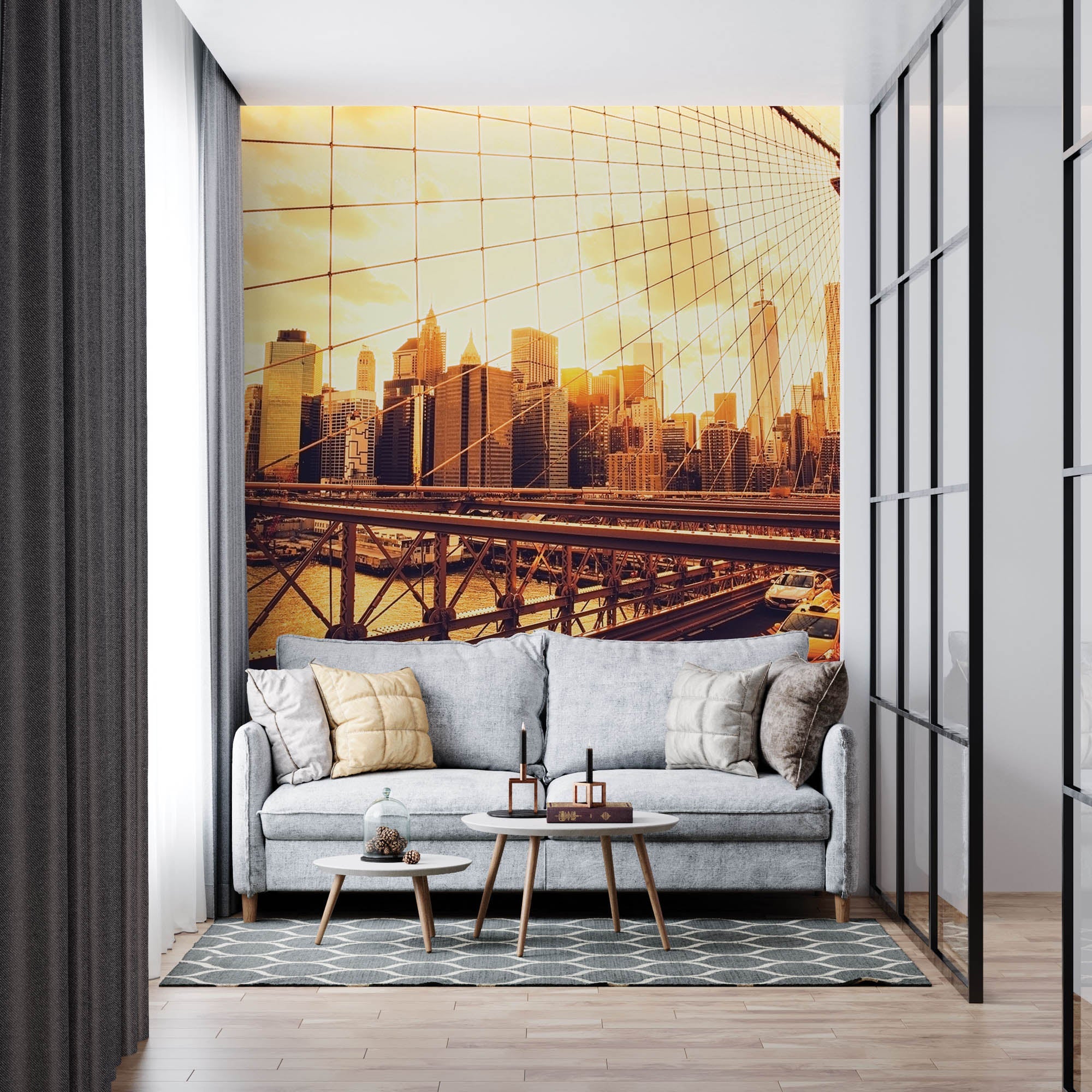 Brooklyn brug en skyline Manhattan - LW00319