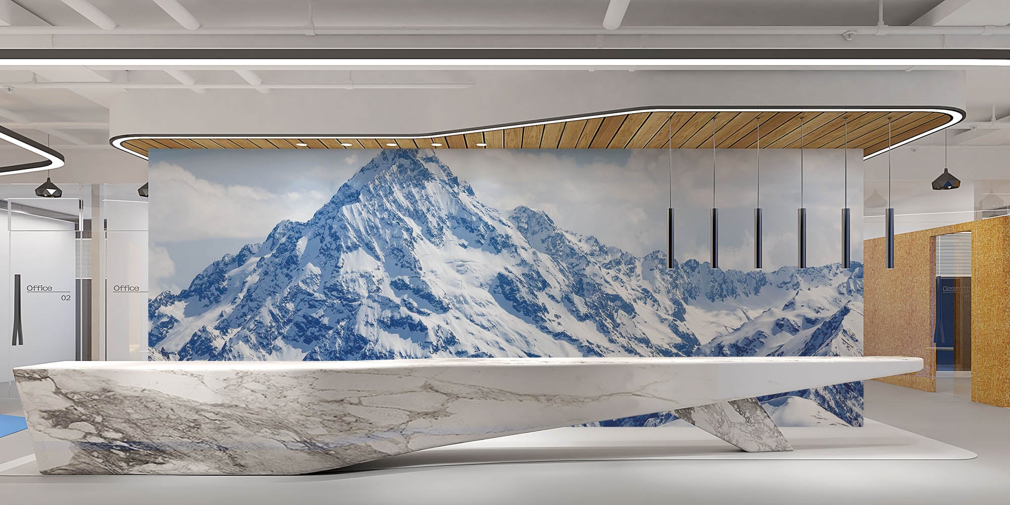 Kaukasus bergtop Pshish - LW00112