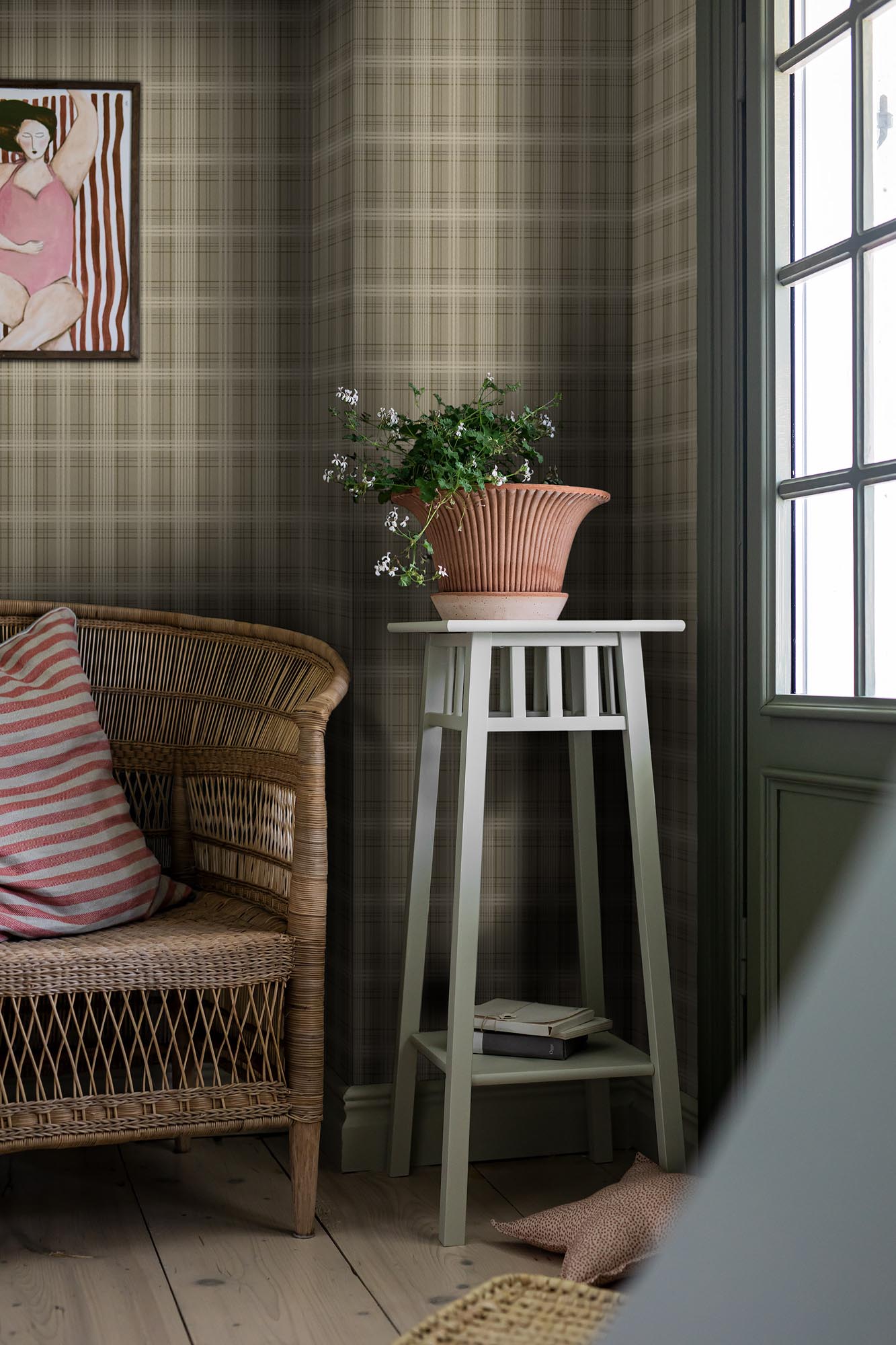 Boråstapeter Cottage garden Tailor's Tweed 3577