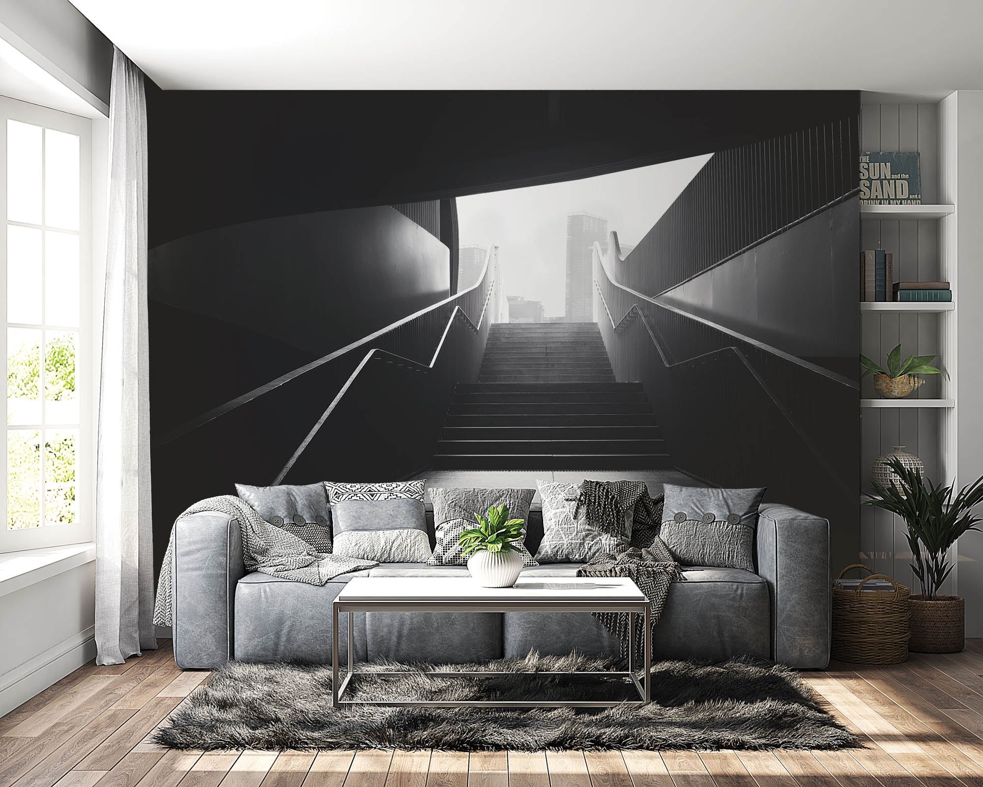 Escalier en ville - LW00029