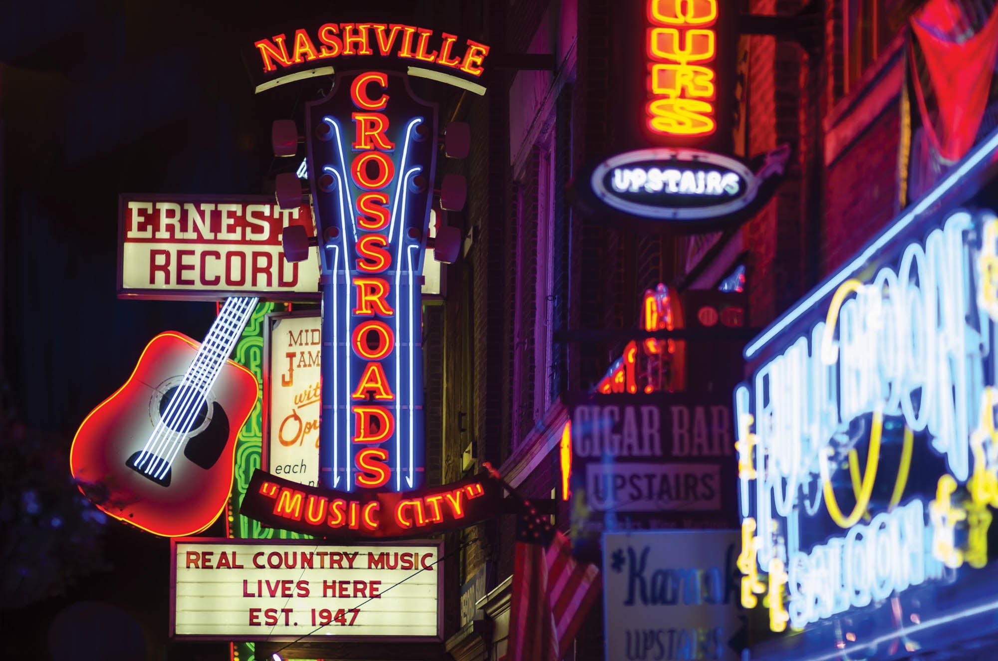 Neon reclame Nashville - LW00329