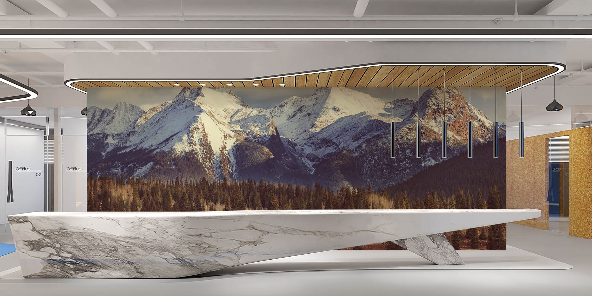 Berglandschap Rocky Mountains - LW00127