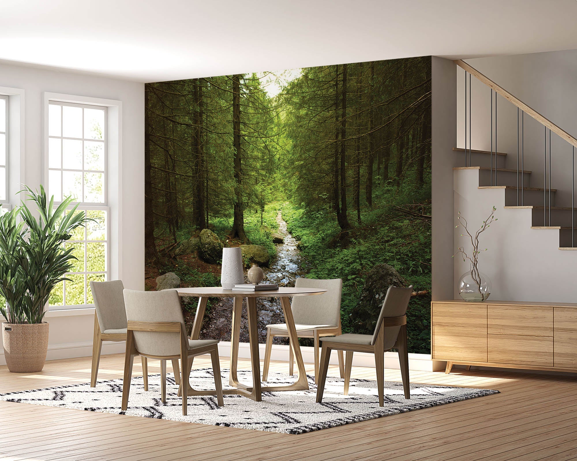 Voetpad door het bos - LW00269