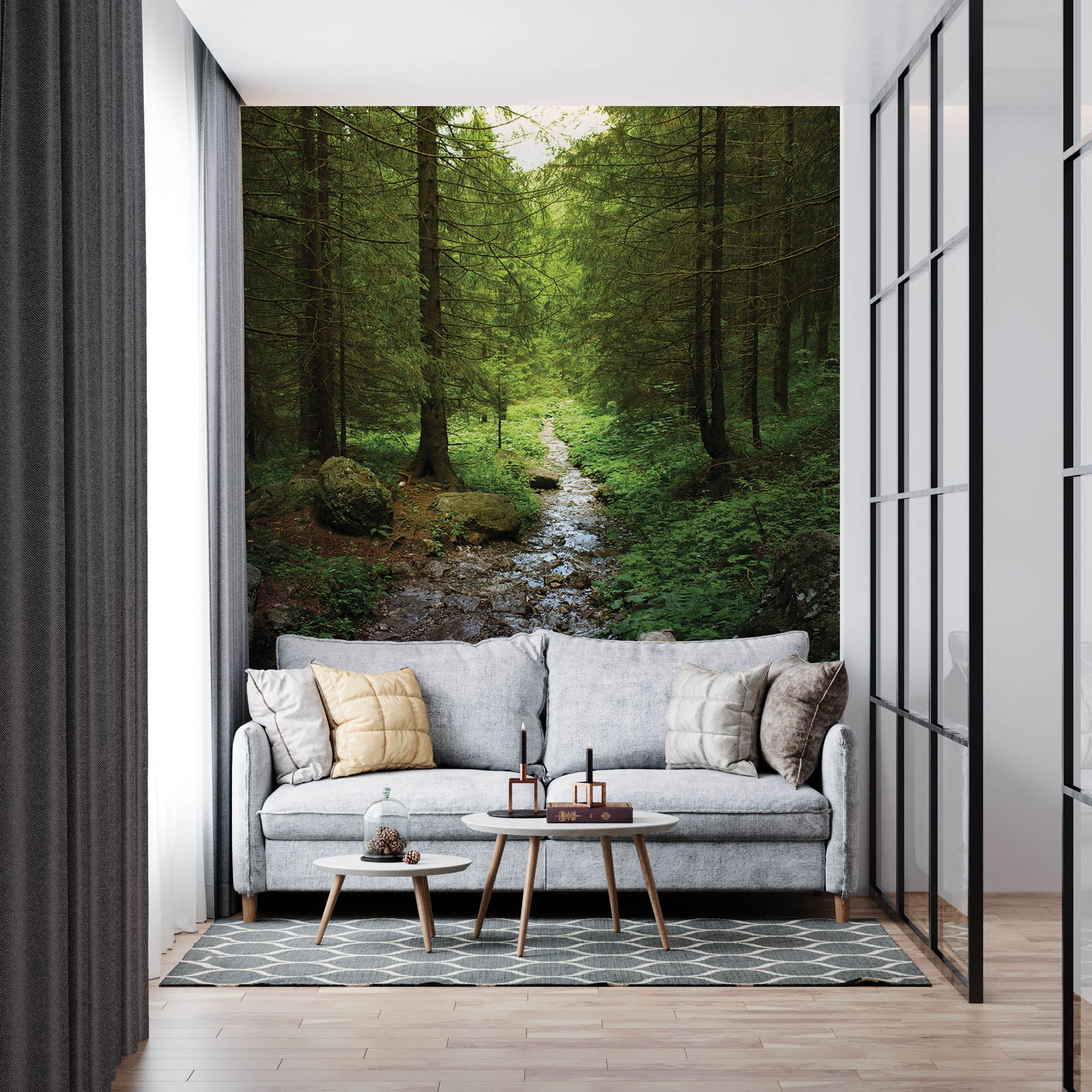 Voetpad door het bos - LW00269