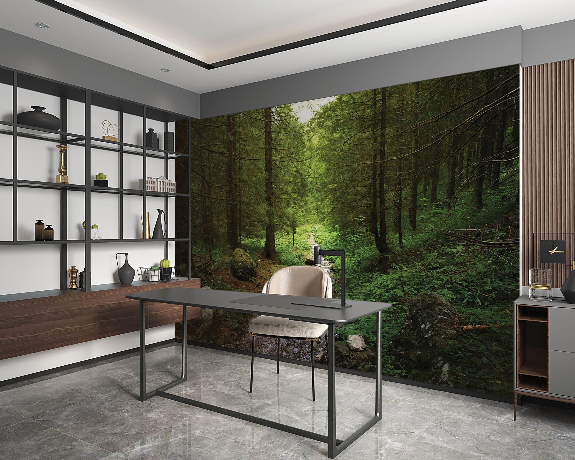 Voetpad door het bos - LW00269