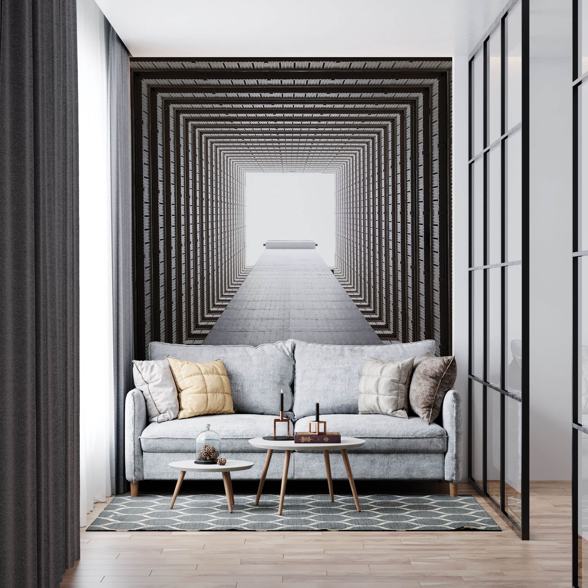 Abstracte architectuur Hong Kong - LW00041