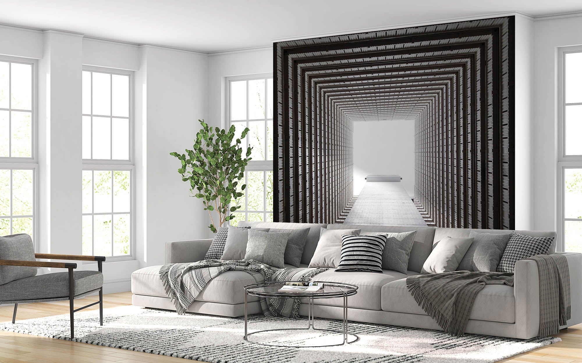 Abstracte architectuur Hong Kong - LW00041