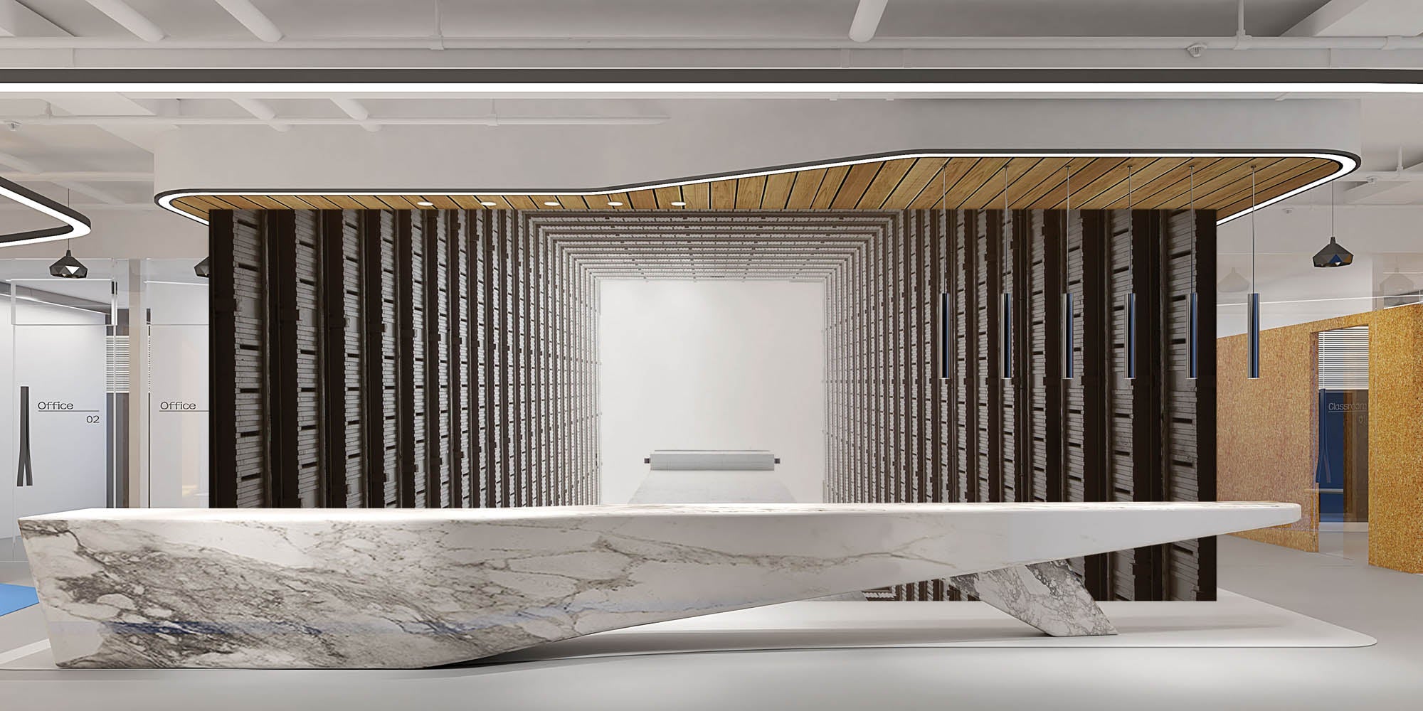 Abstracte architectuur Hong Kong - LW00041