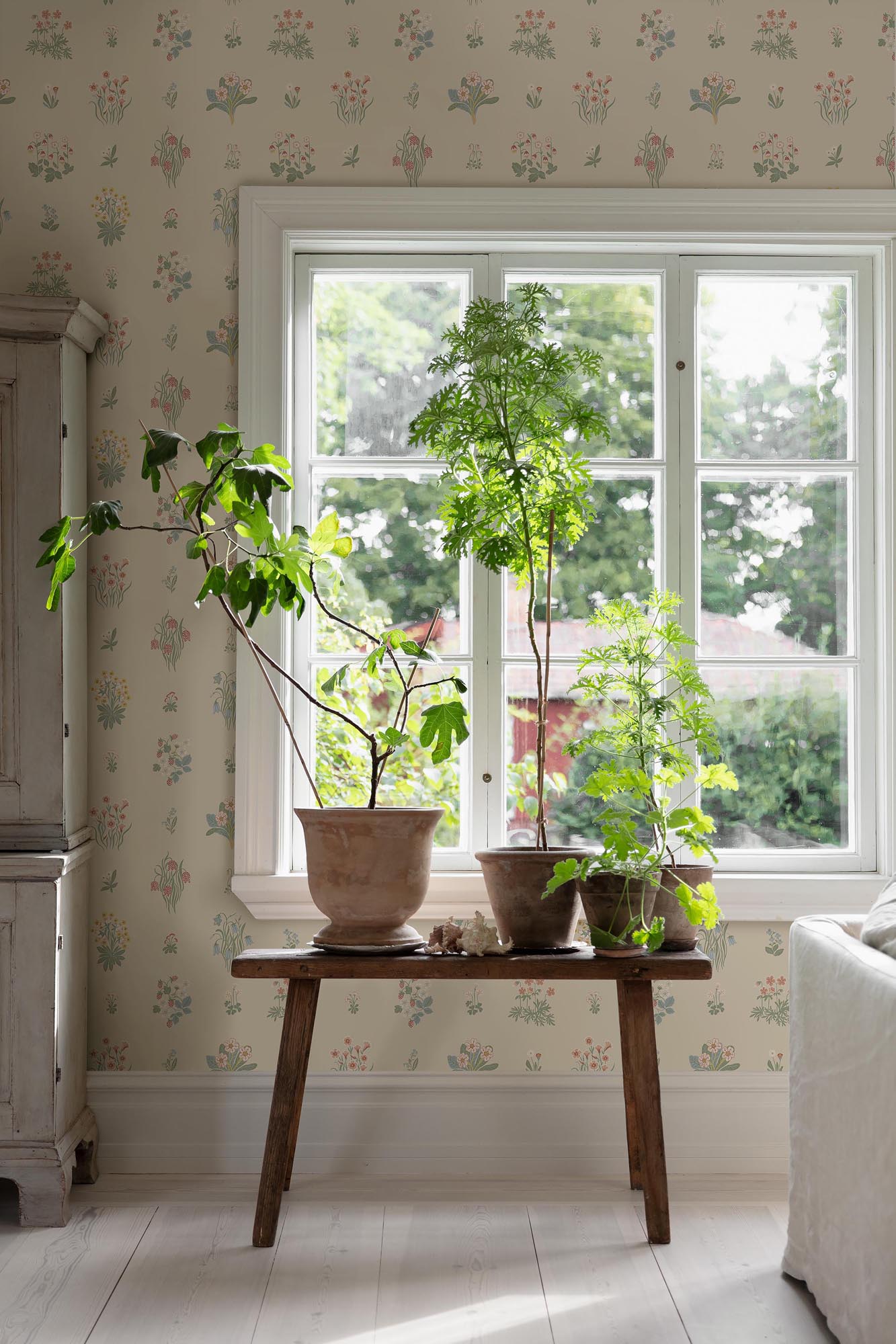 Boråstapeter Österlen Ängsflora 6951