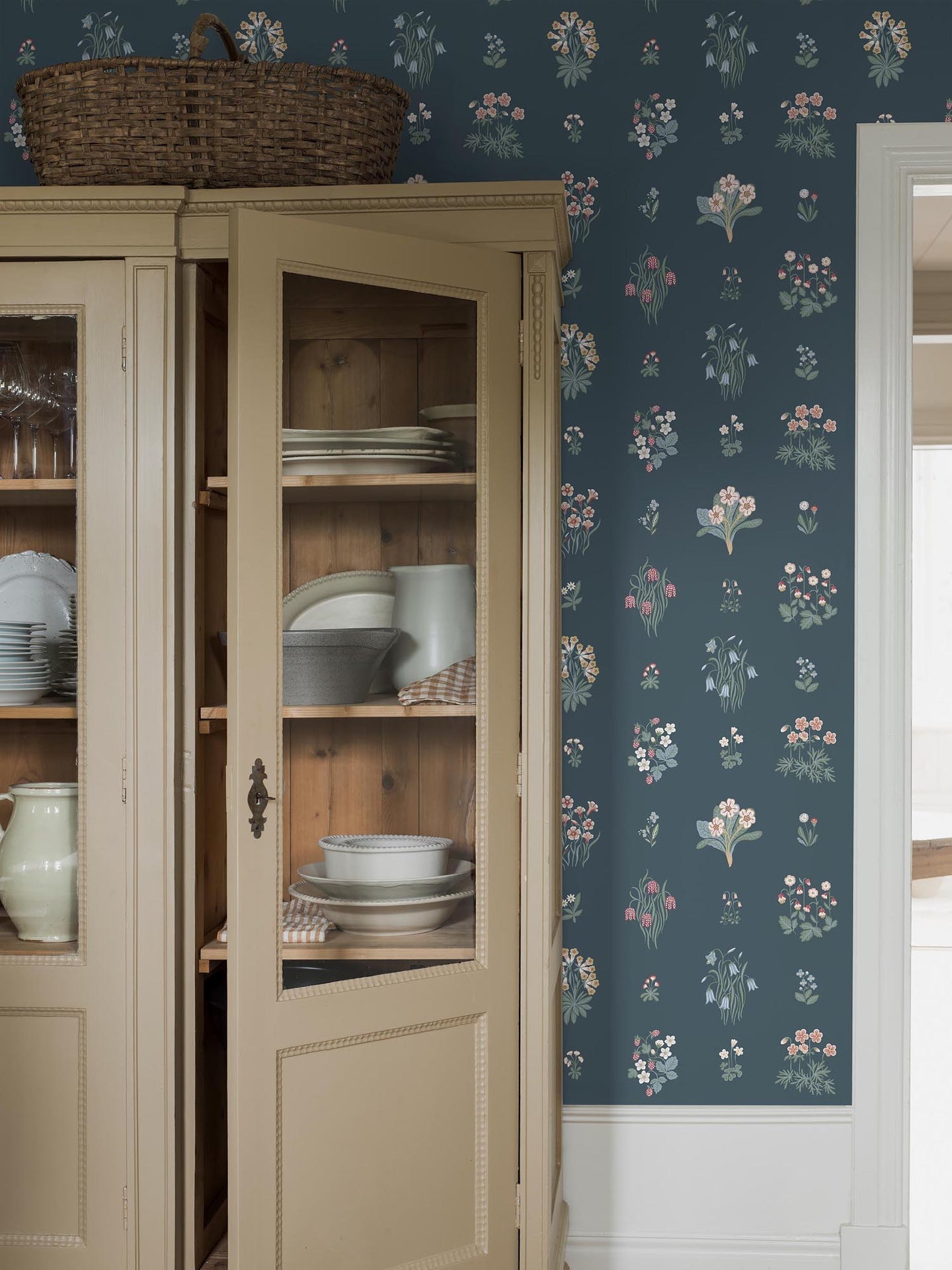 Boråstapeter Österlen Ängsflora 6952