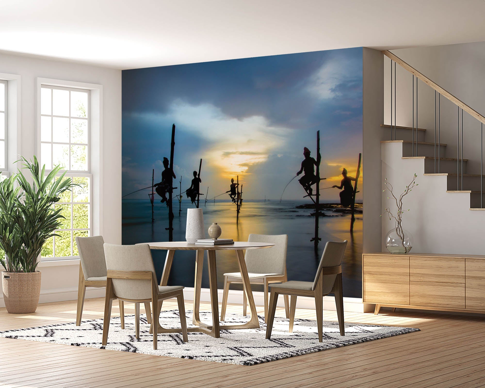 Pêcheurs traditionnels Sri Lanka - LW00089