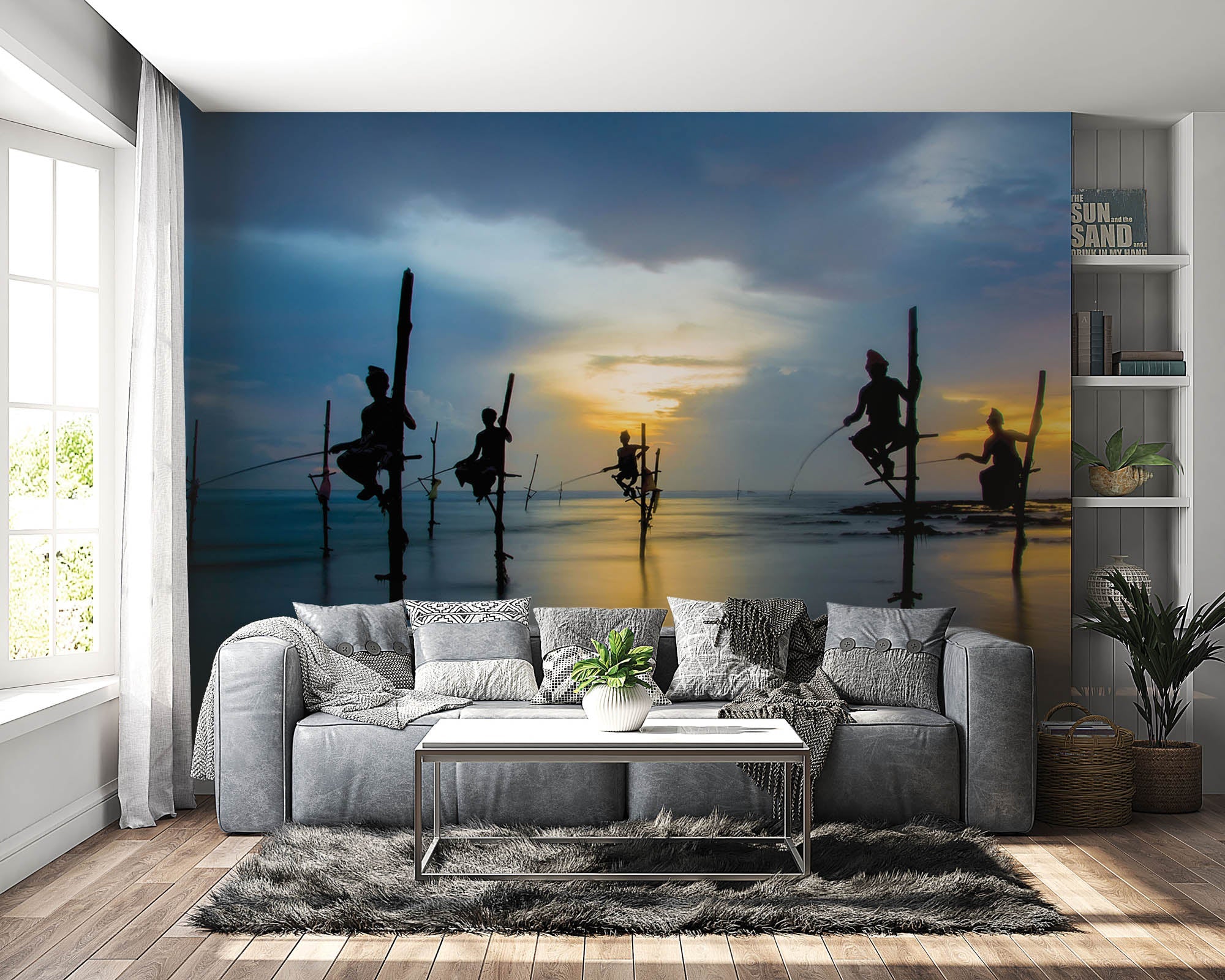 Pêcheurs traditionnels Sri Lanka - LW00089