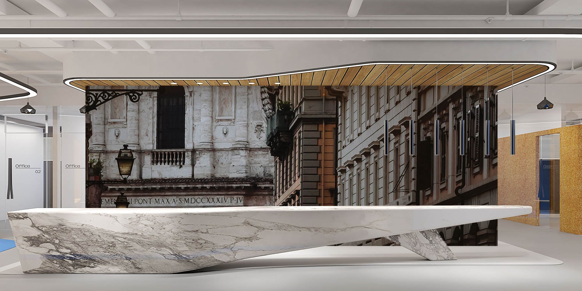 Architectuur kerk Rome - LW00043