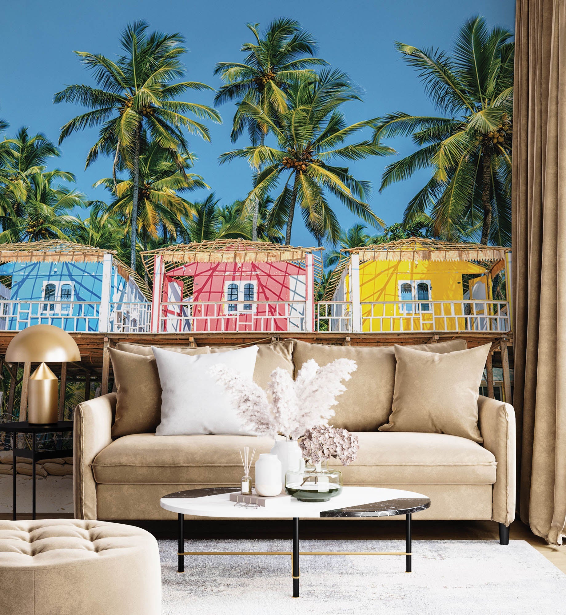 Bungalows plage Inde - LW00434