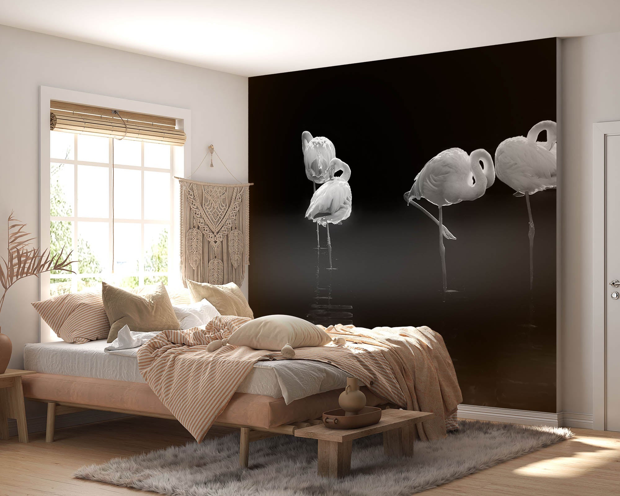 Slapende flamingo's - LW00241