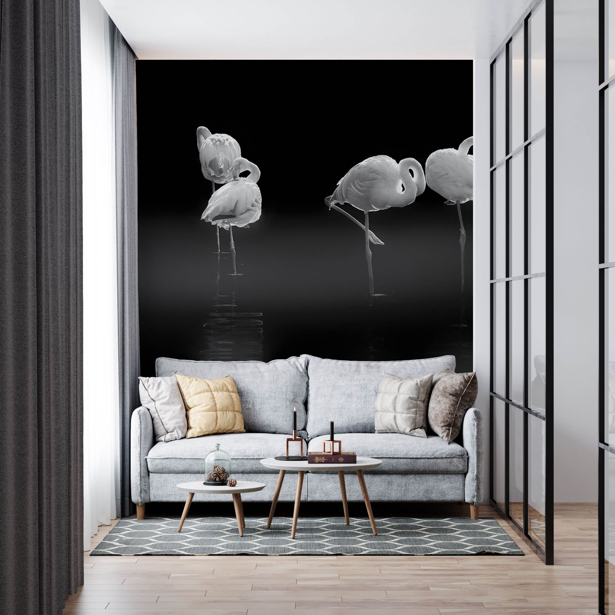 Slapende flamingo's - LW00241