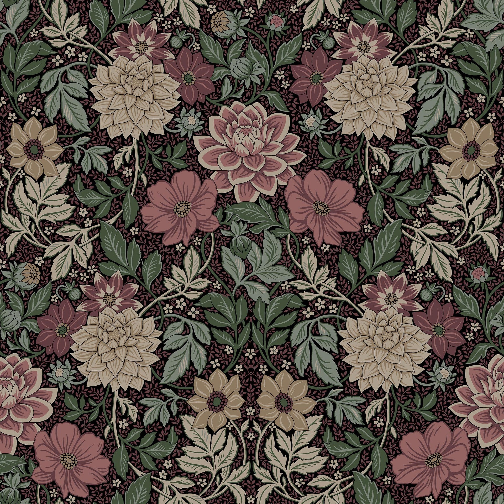 Boråstapeter Falsterbo III Dahlia Garden 7694