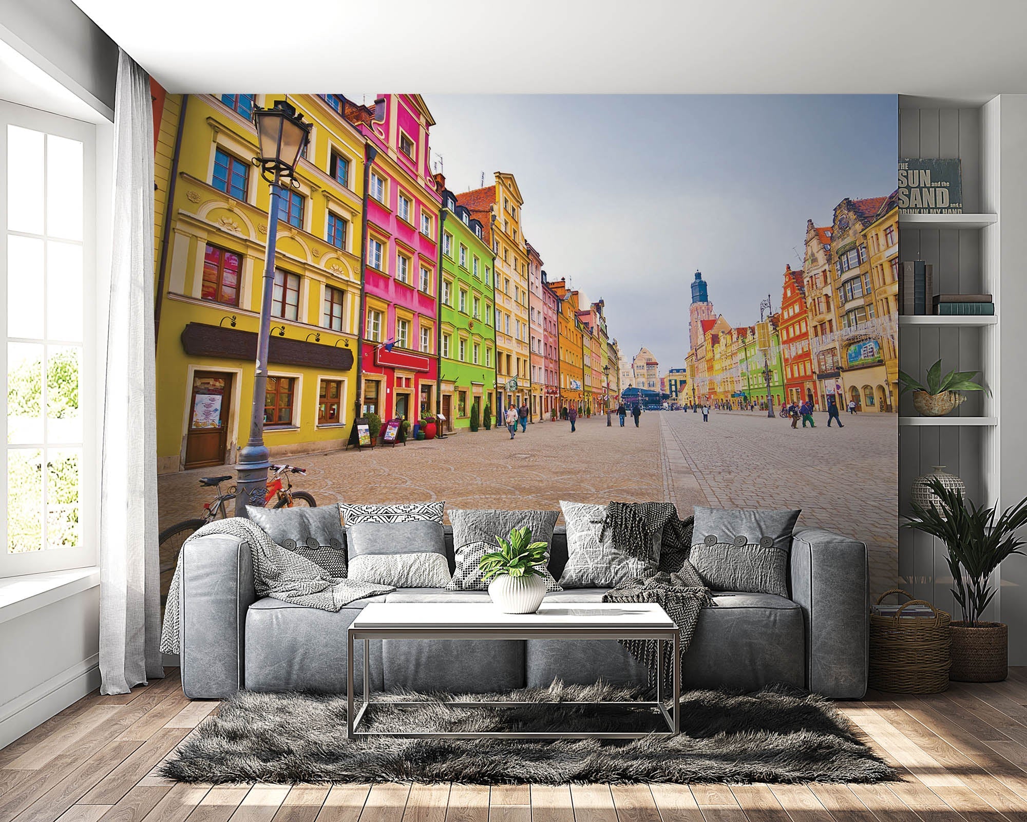 Kleurrijk stadscentrum in Polen - LW00348