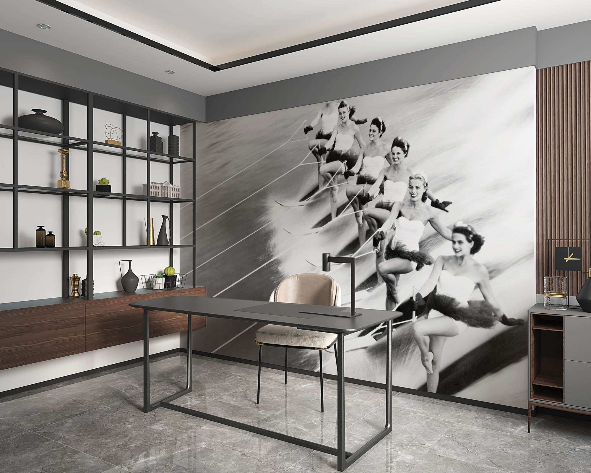 Waterskiënde vrouwen - LW00401