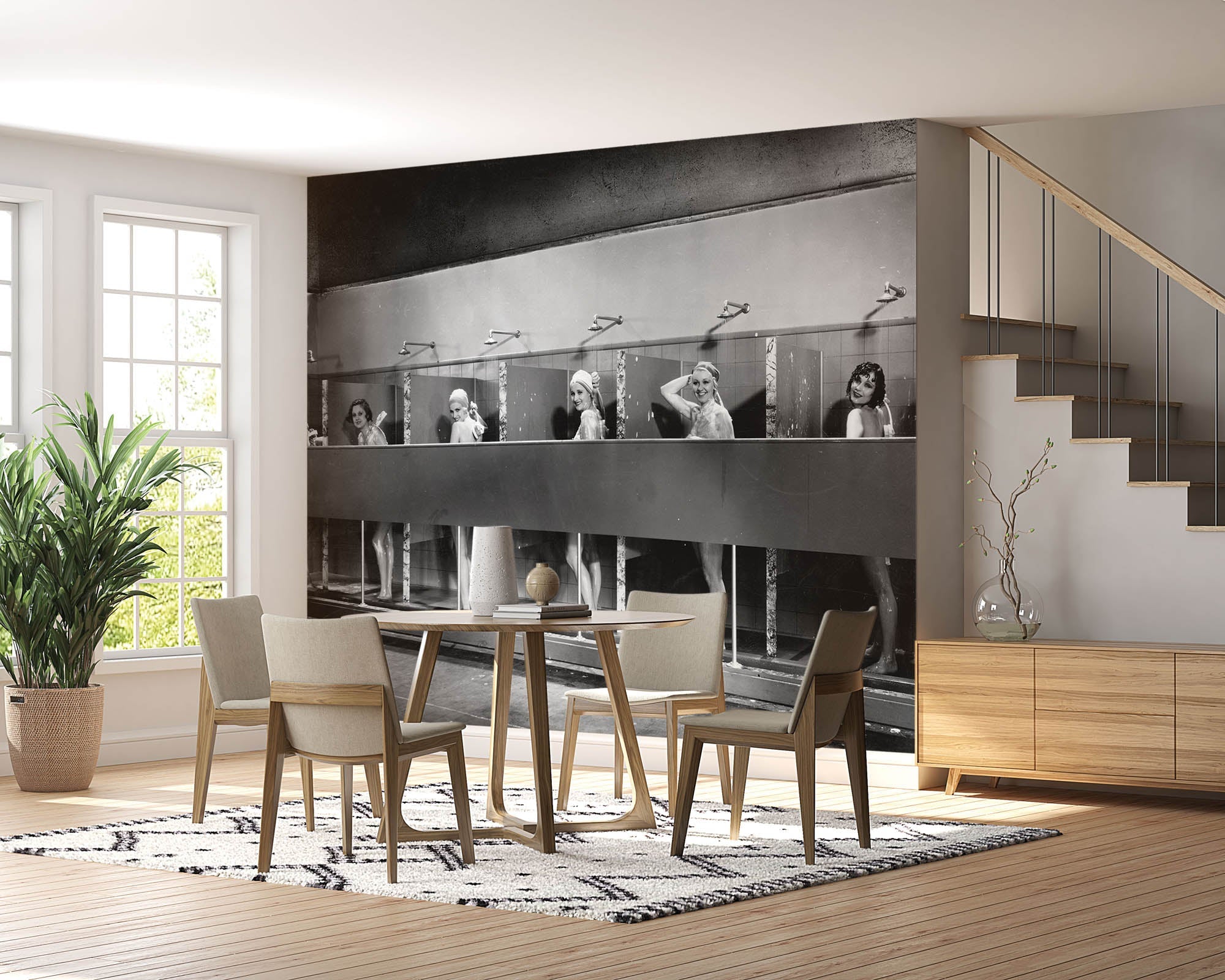 Femmes sous la douche, vintage - LW00403