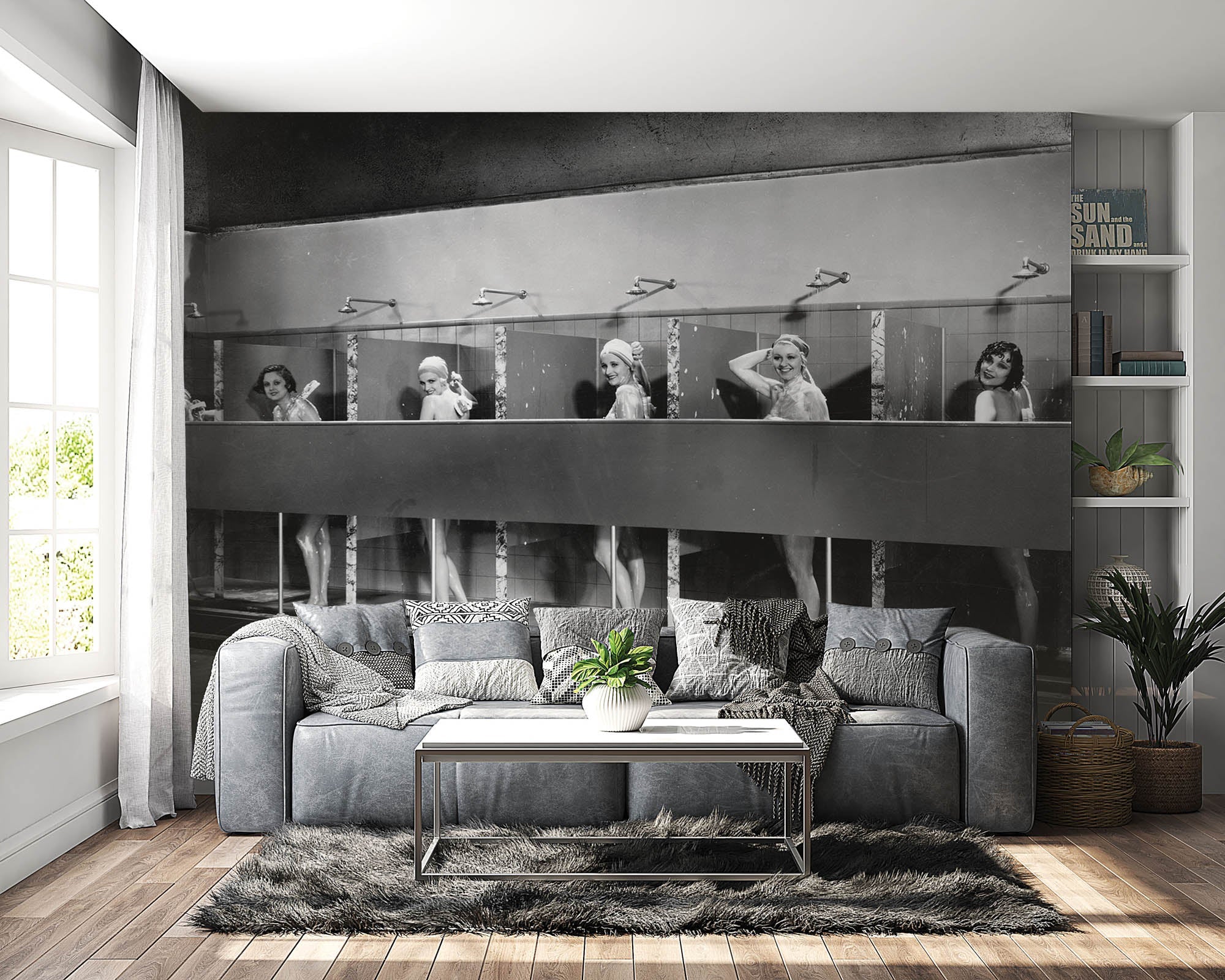 Femmes sous la douche, vintage - LW00403