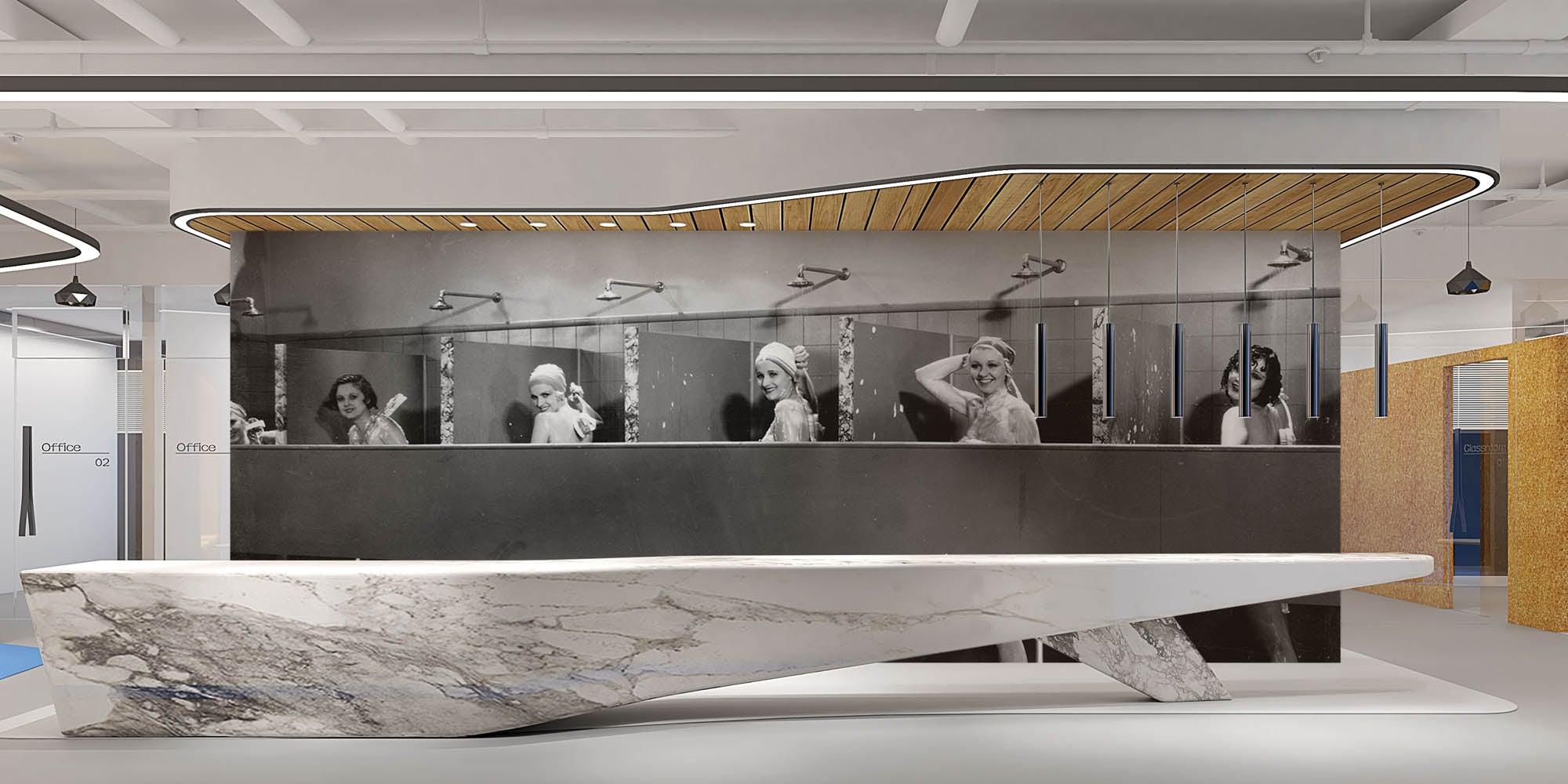 Femmes sous la douche, vintage - LW00403