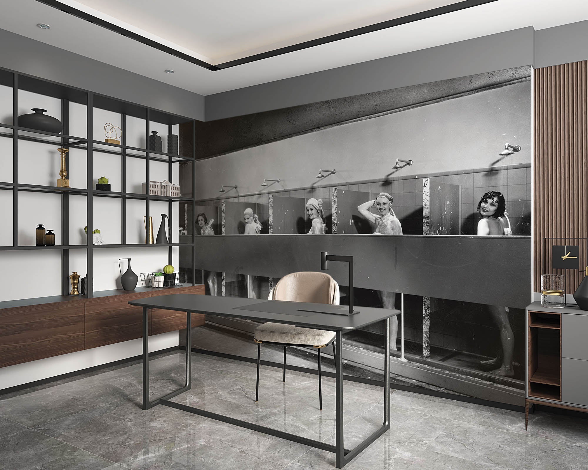 Femmes sous la douche, vintage - LW00403