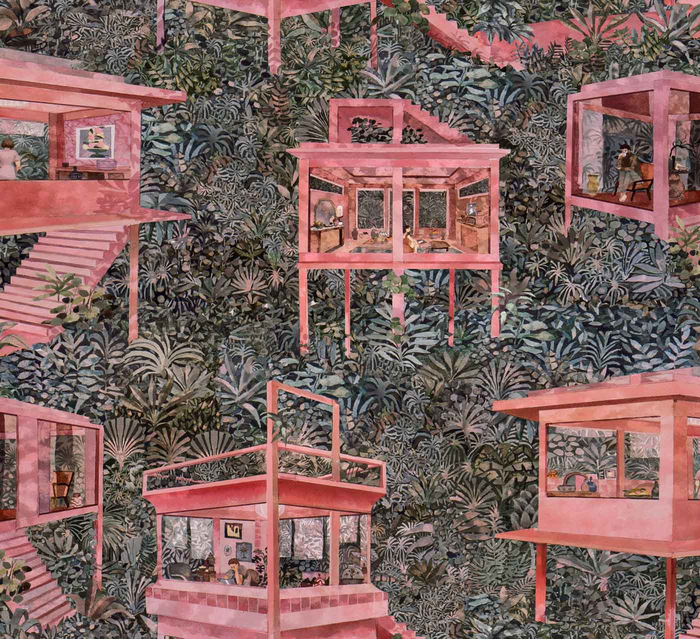 Arte Decors & Panoramiques Palafitas Amazonia 97580