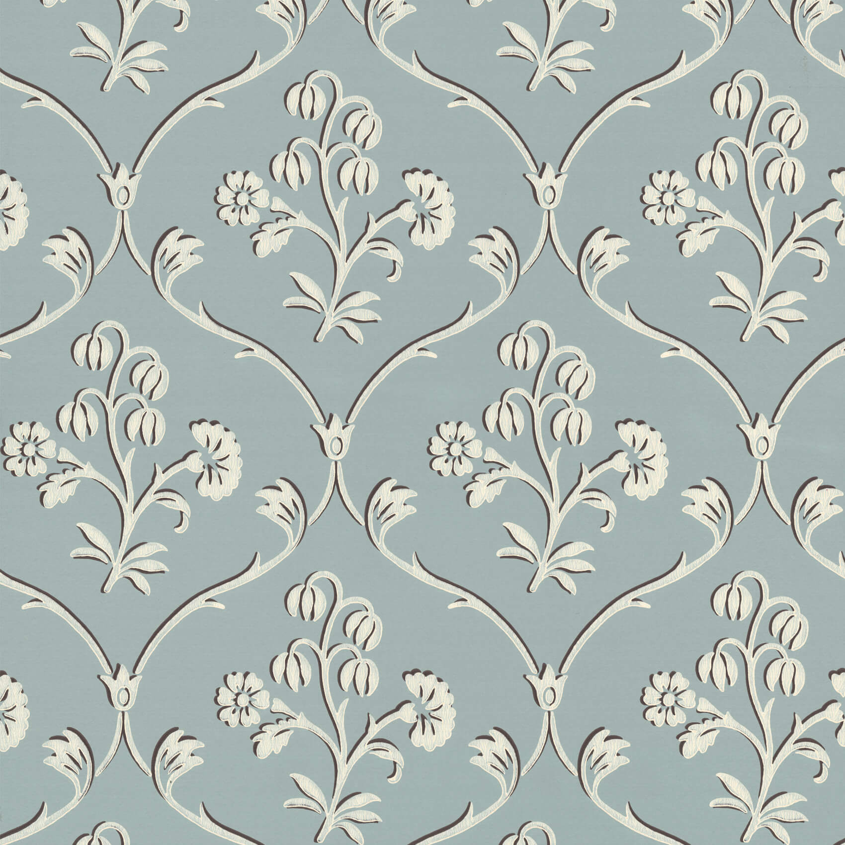 Little Green London Wallpapers Cranford Sky Blue