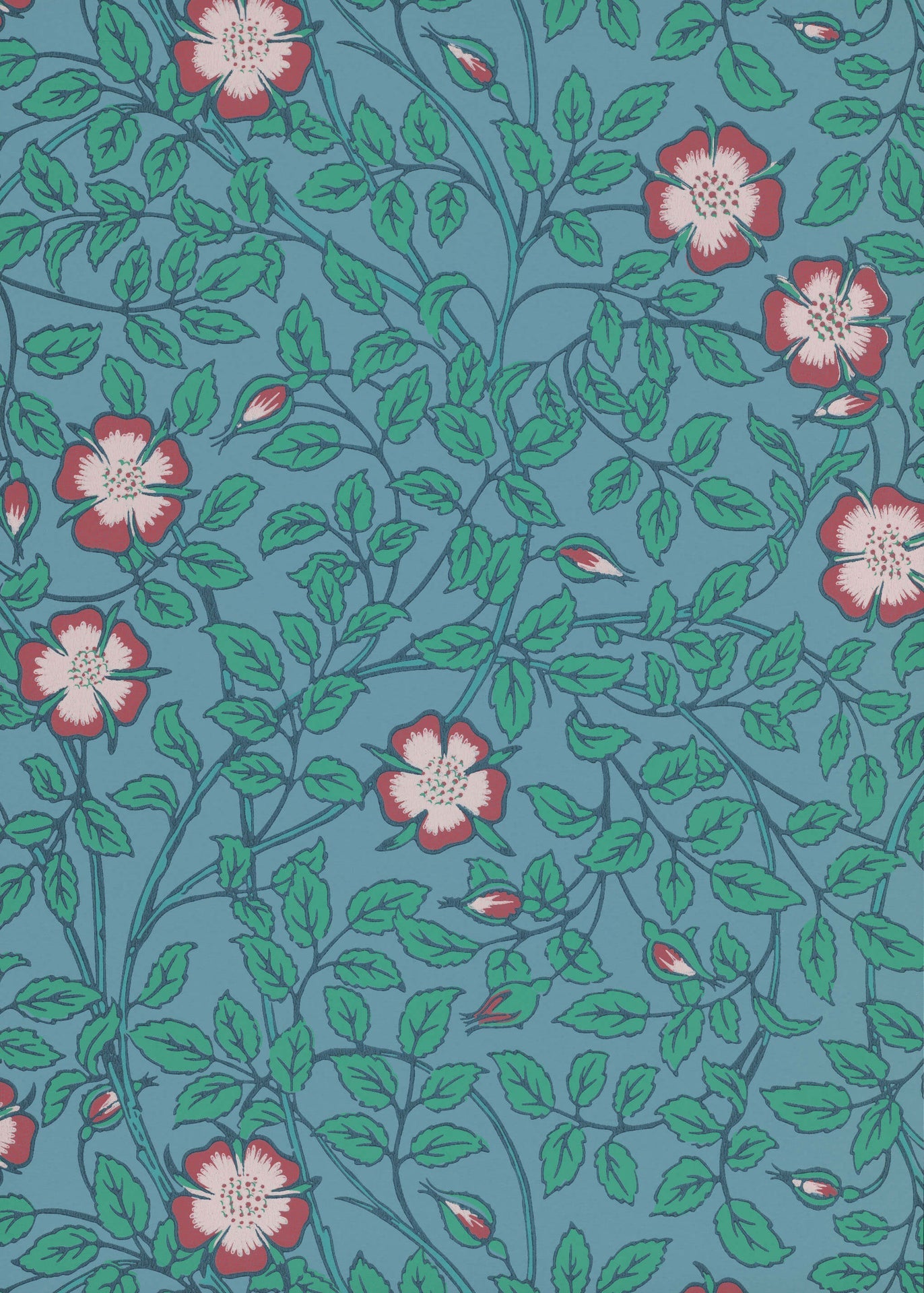 Little Green National Trust III Briar Rose Marine Blue