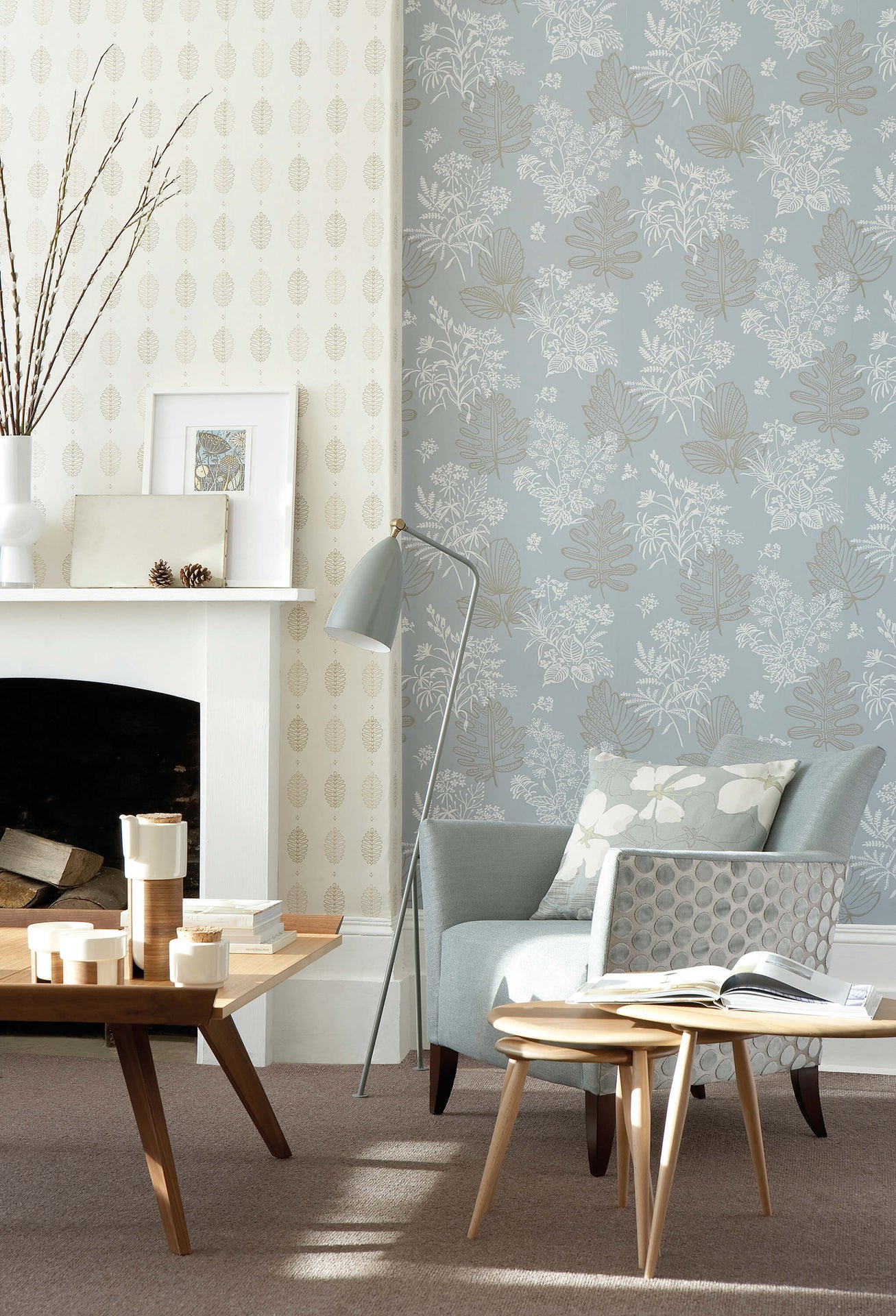 Little Green 50S Line Wallpapers Norcombe Couture