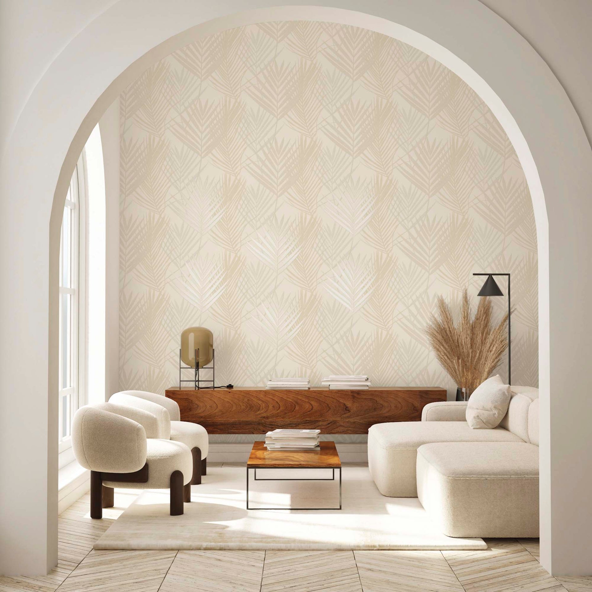 Hooked on Walls Tropical Weave Borneo 18804 - 1 rol beschikbaar - OUTLET