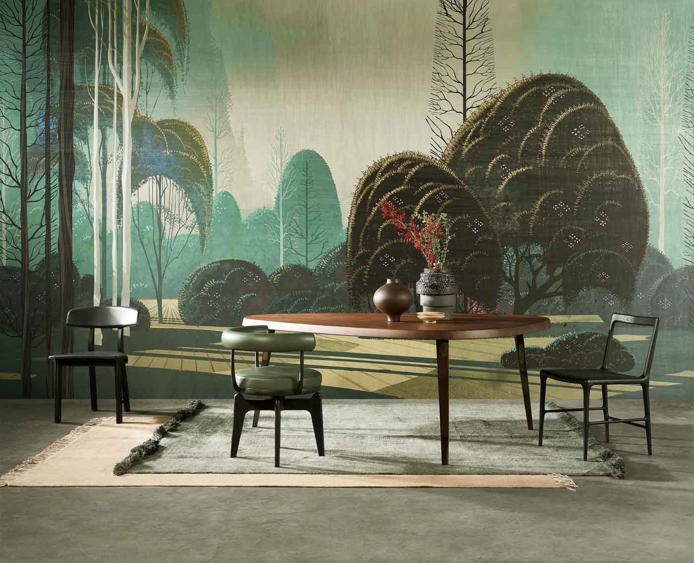 Arte Decors & Panoramiques Le Jardin Mystique 97550 Behang