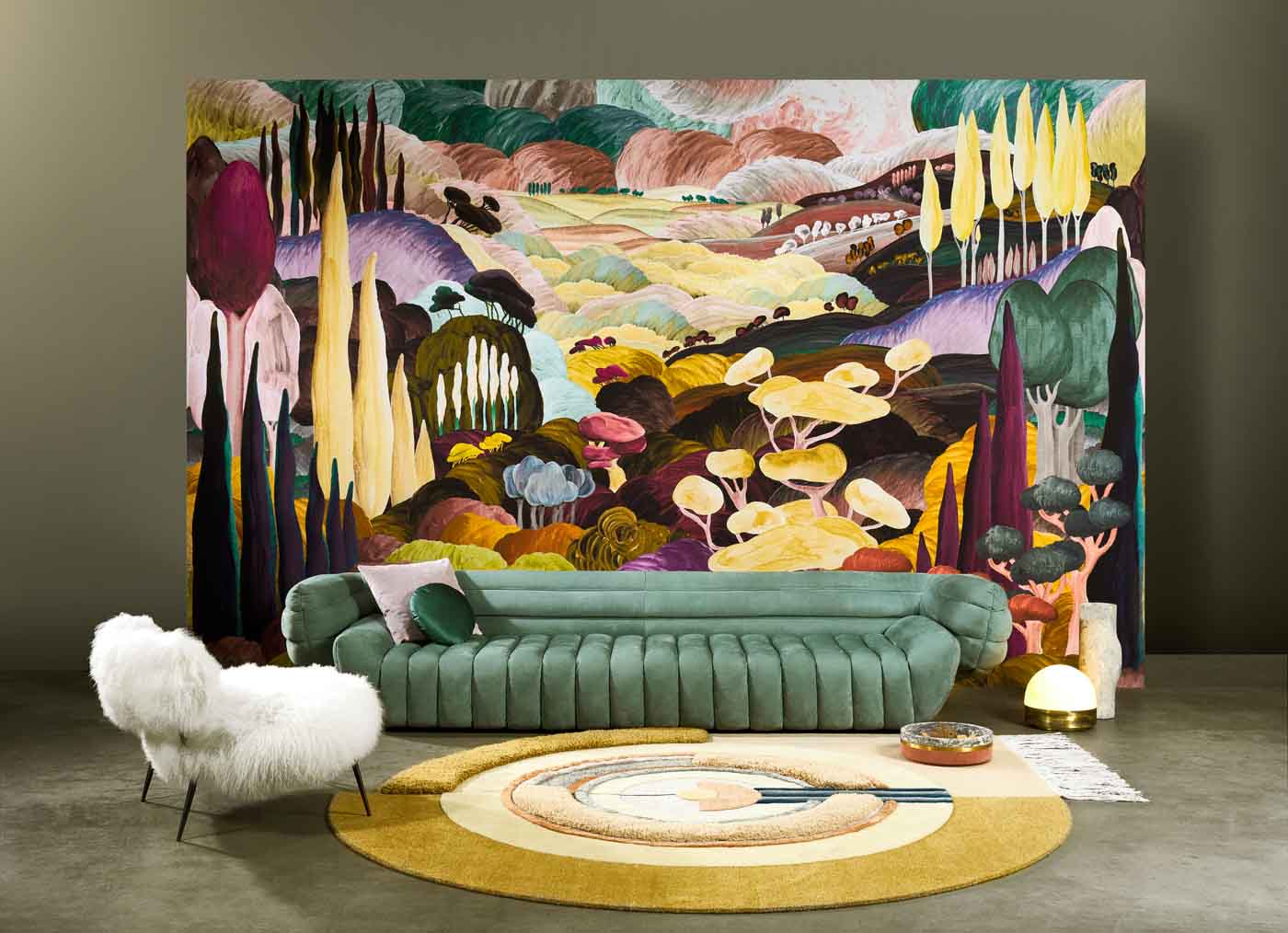 Arte Decors & Panoramiques Les Songes Toscans 97520 Behang