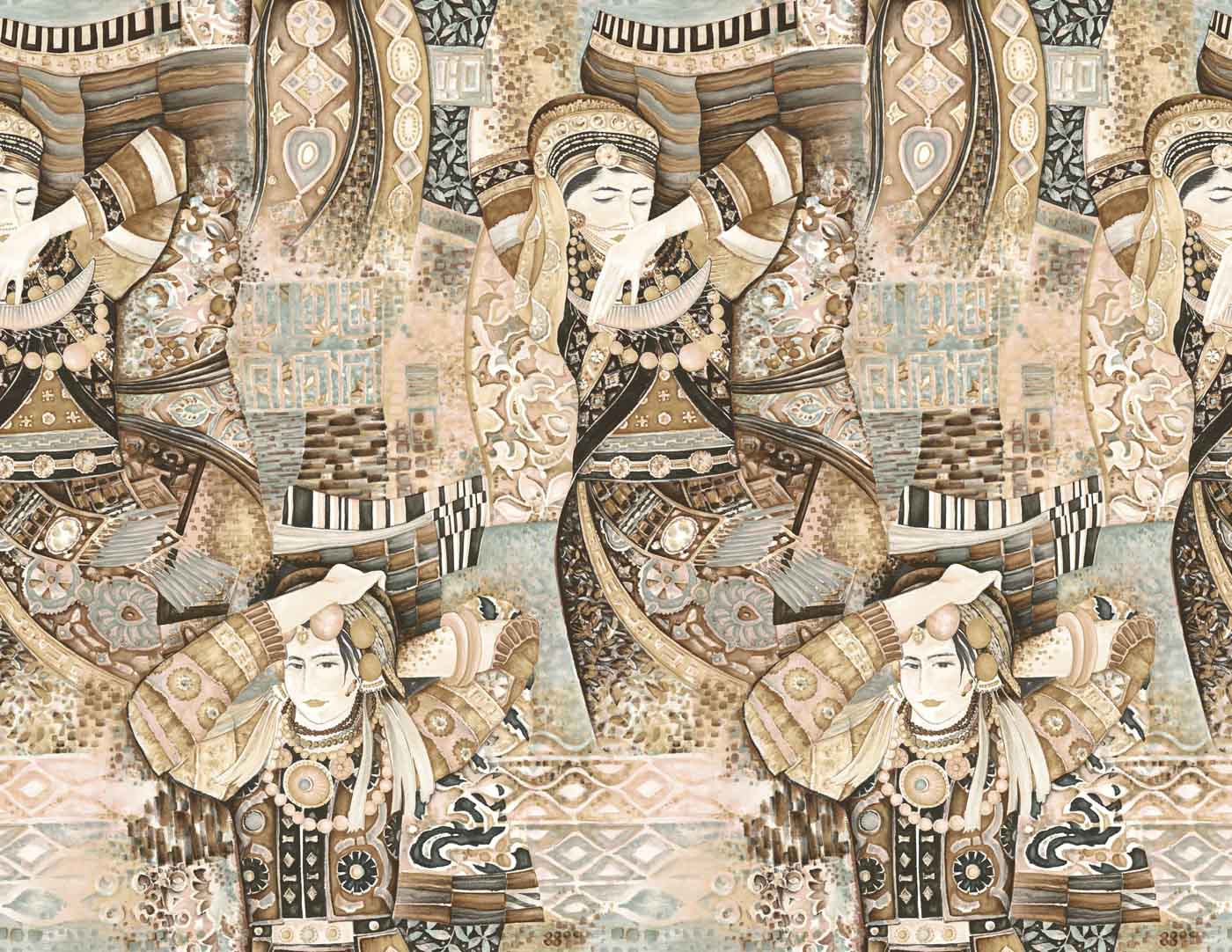 Arte Decors & Panoramiques Odisha Dance 97640 Behang