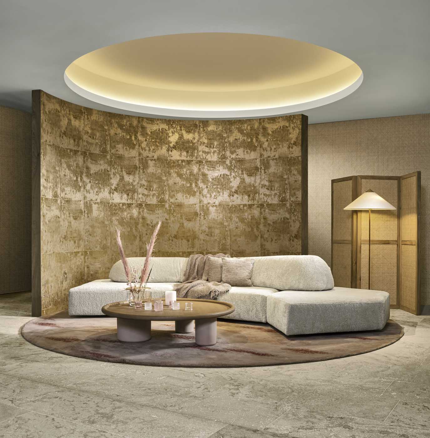 Arte Metal X Patina Platinum 85500A Behang