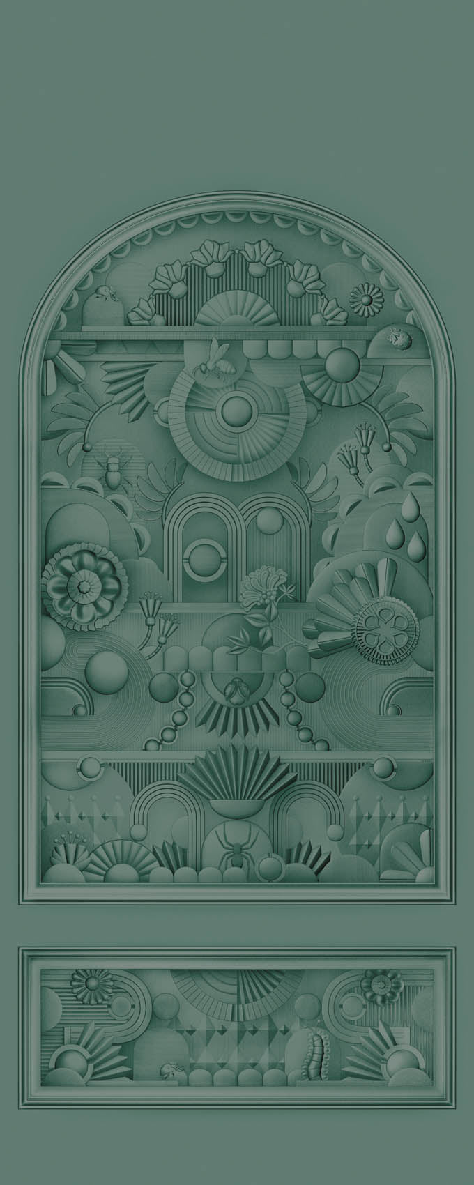 Arte Moooi Green House Greenhouse Gathering Arch MO5057 Behang