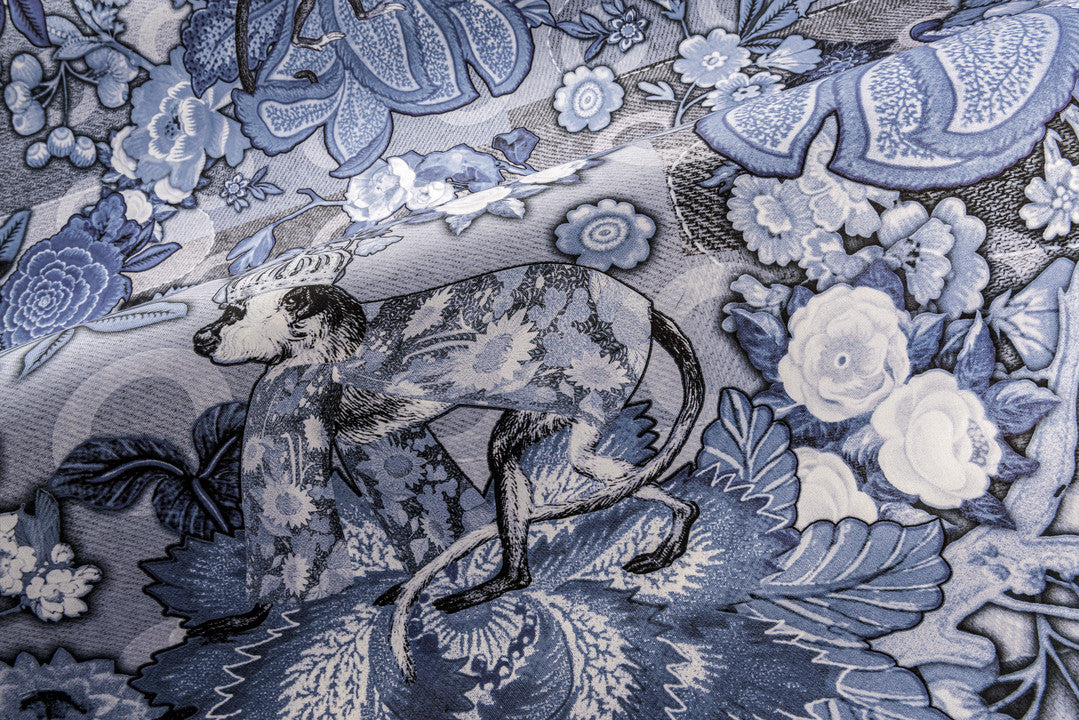 Arte Moooi Wallcoverings Tokyo Blue Rendezvous MO3012 Behang