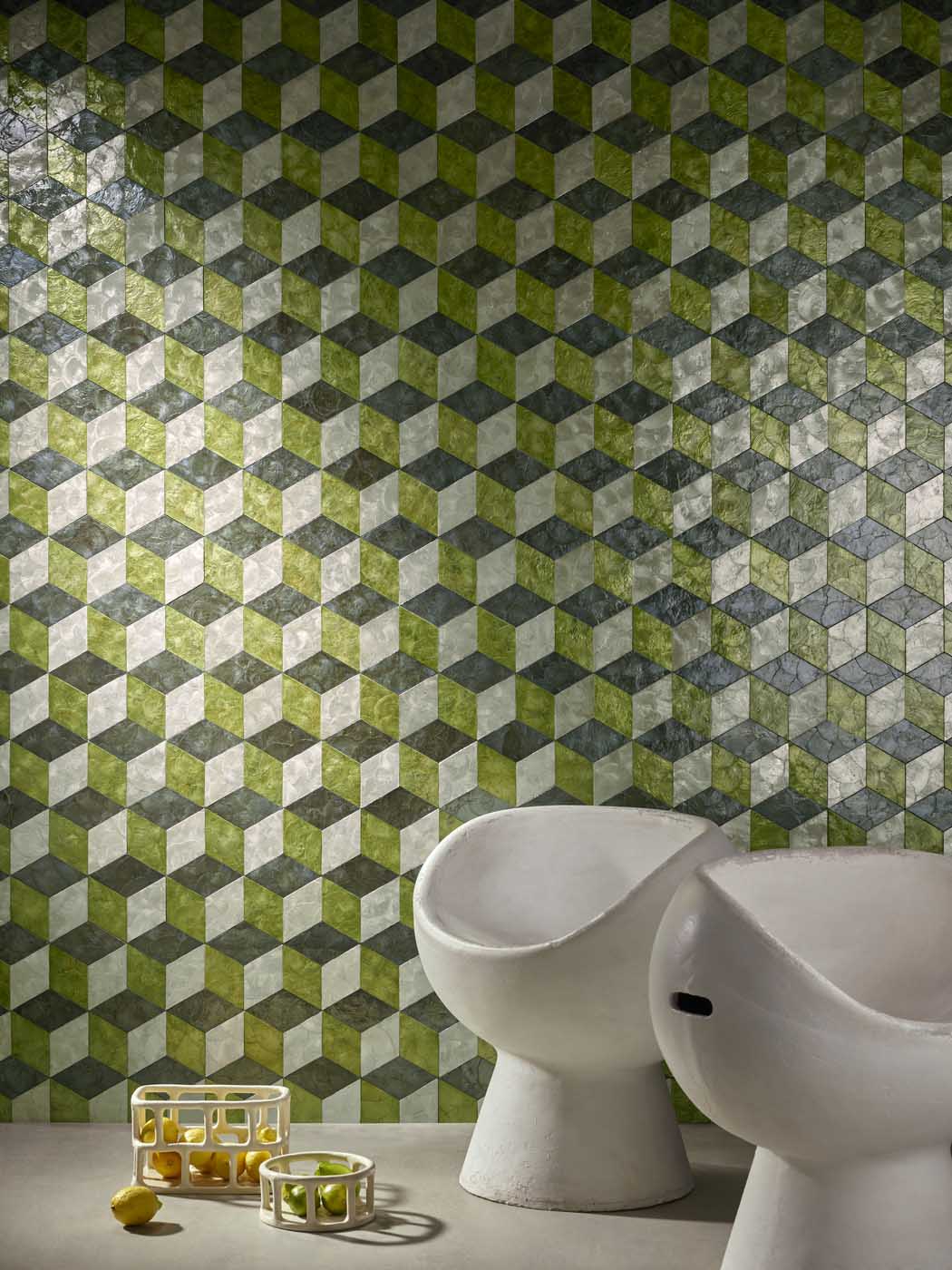 Arte Samal Tegels Cubic 33701 Behang