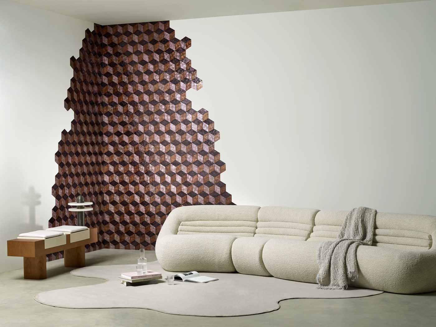 Arte Samal Tegels Cubic 33702 Behang