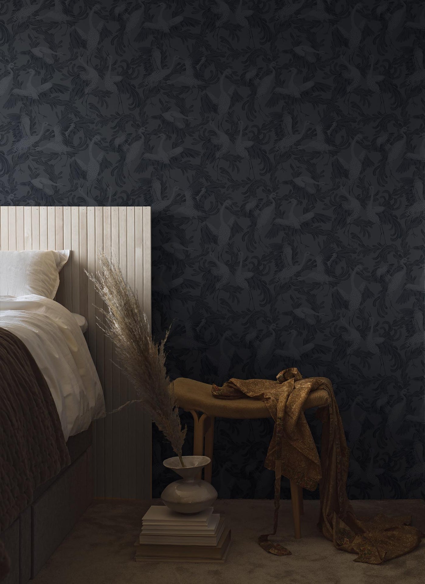 Boråstapeter Eastern Simplicity Dancing Crane 3128 Behang