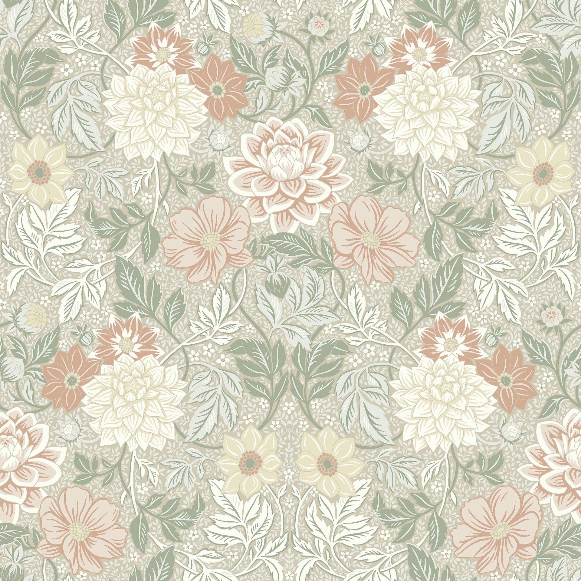 Boråstapeter Falsterbo III Dahlia Garden 7665 Behang